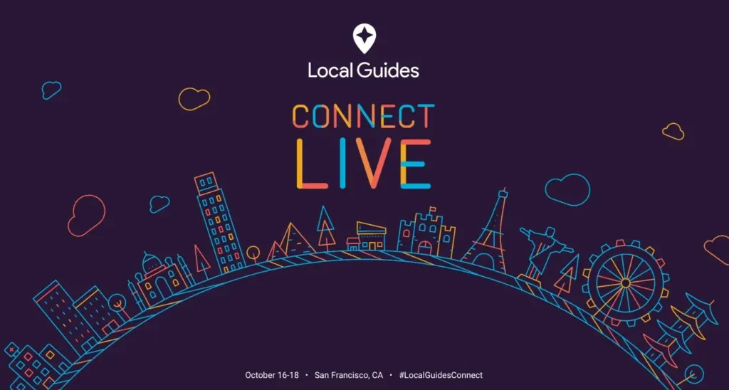 The homepage of Connect Live