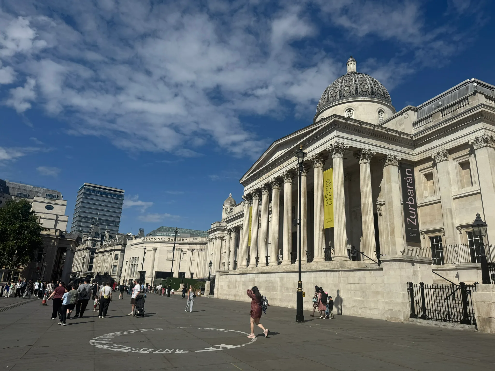 The National Gallery’s front entrance