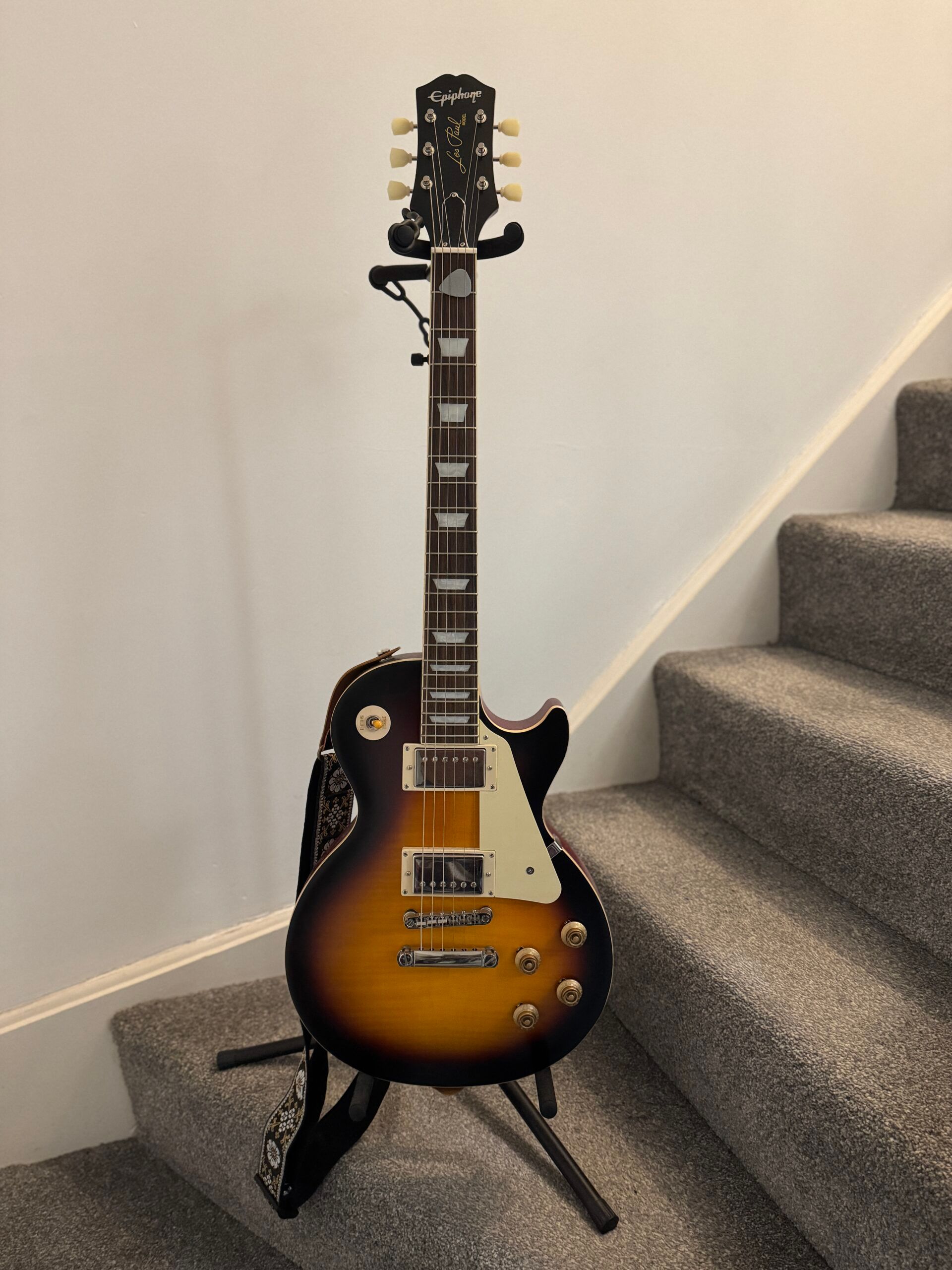 Epiphone Les Paul Standard electric guitar with Mahogany body finished in Aged Gloss and Laurel fretboard